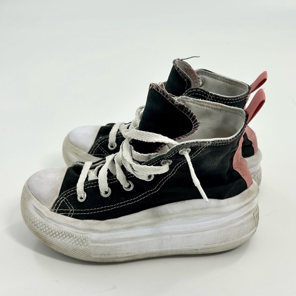Converse Chuck Taylor All Star‎ Hi Move Platform Sneakers shoes girls size 1.5 - Picture 3 of 7